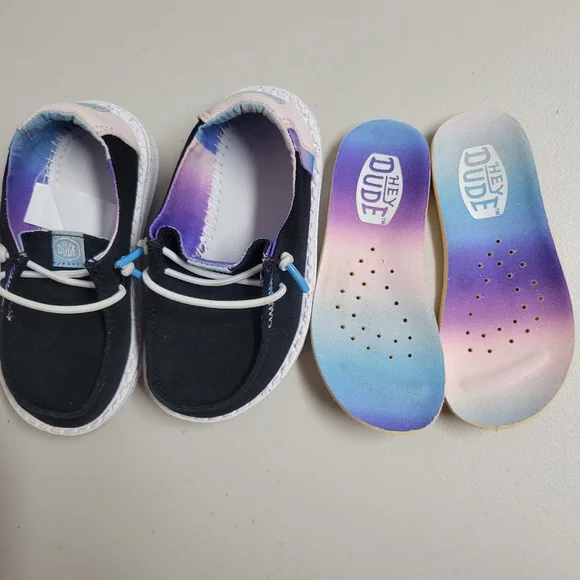 Hey Dude Wendy Color Fun Toddler Girl Size C7. - Picture 7 of 12